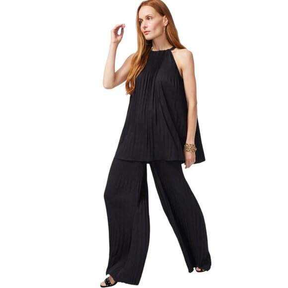 Chico's Black Label Release Pleat Flare Pant - M Reg NWT - Picture 4 of 11